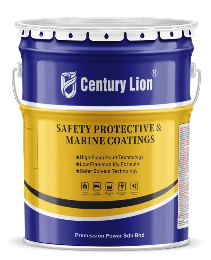 Century Lion Safety Protective & Marine Coatings pail (blue)