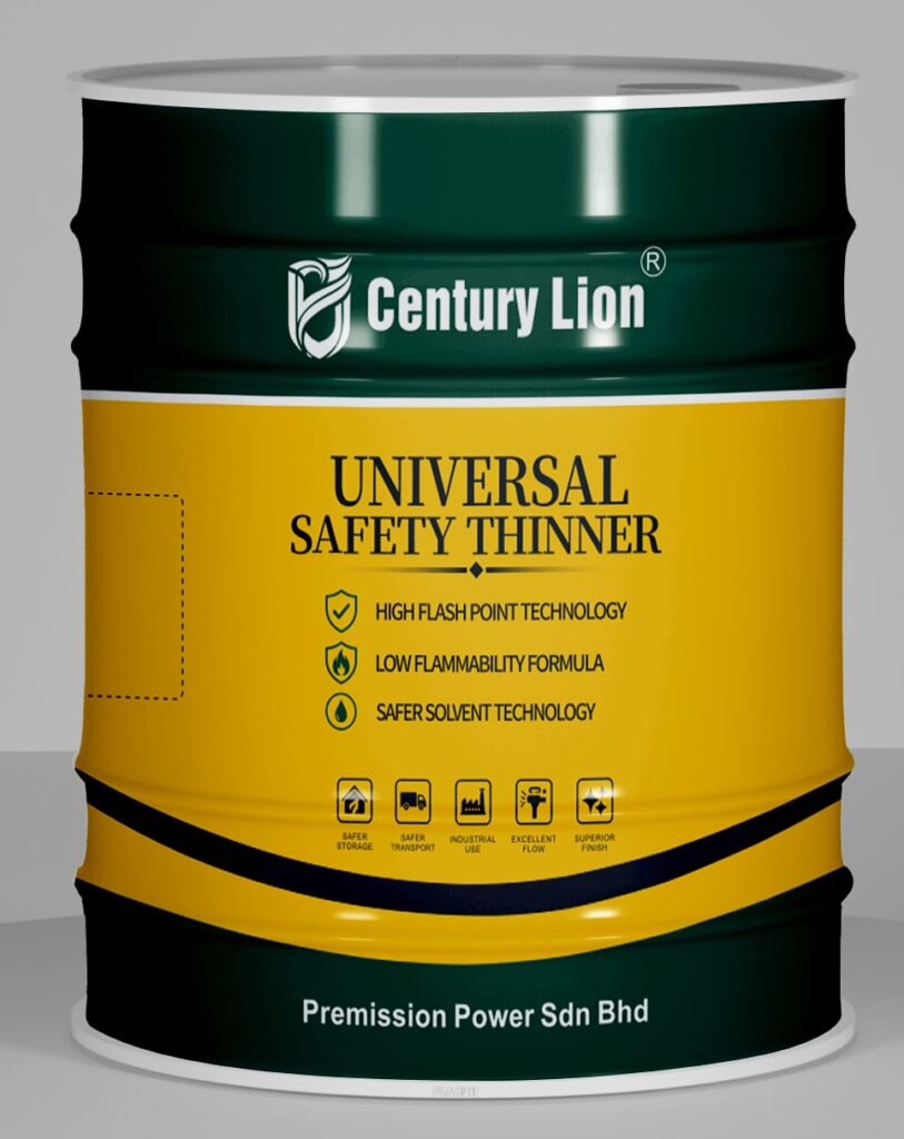 Century Lion Universal Safety Thinner drum